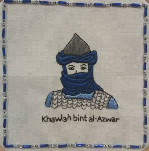 Khawlah Bint Al Azwar Woman in Black